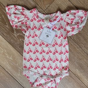 Kate Quinn Flutter Sleeve Bodysuit